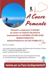 "A cuore Pomonte", partita la raccolta fondi per l'acquisto di un defibrillatore
