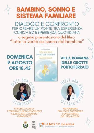 "Bambino, sonno e sistema familiare": dialogo tra clinica e quotidianità a Portoferraio