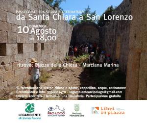 Il 10 agosto trekking nella storia, da Santa Chiara a San Lorenzo