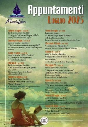 Gli appuntamenti di Luglio con la libreria MardiLibri