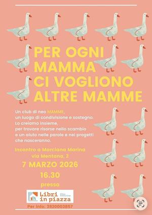 A Marciana Marina un club per neo mamme: “Per ogni mamma ci vogliono altre mamme”
