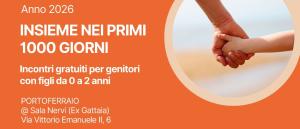 “I primi mille giorni di vita”, il 26 marzo a Portoferraio l’incontro “Le cure che nutrono”
