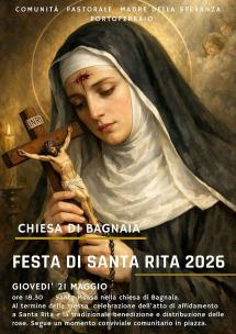 Settimana di fede e comunità: Rosario, Santa Rita, veglia di Pentecoste e Prime Comunioni