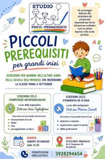 Studio Psico-Pedagogico Elba: screening gratuiti per bambini/e dell’ultimo anno della scuola dell’infanzia