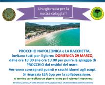 Pulizia straordinaria della spiaggia di Procchio con l'Associazione Procchio Napoleonica