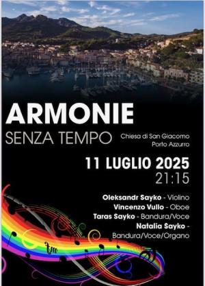“Armonie Senza Tempo”: concerto nella Chiesa di San Giacomo a Porto Azzurro