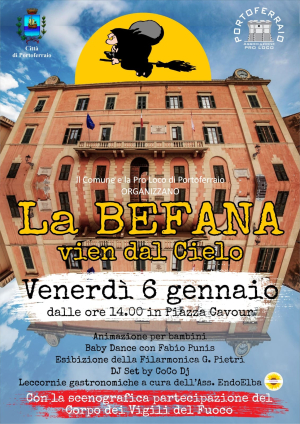 Una befana acrobatica atterrerà con i VVFF a Portoferraio