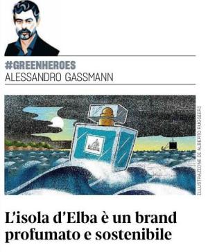 Acqua dell’Elba entra tra i Green Heroes raccontati da Alessandro Gassmann