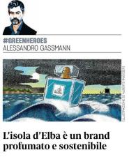 Acqua dell’Elba entra tra i Green Heroes raccontati da Alessandro Gassmann