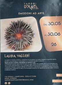 A Sapori d'Arte Bistrot l'esposizione delle opere di Laura Valleri