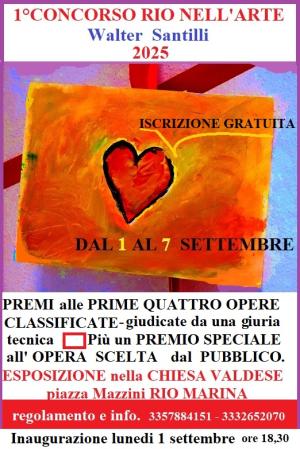 Concorso d’arte intitolato a Walther Santilli a Rio