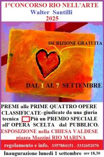 Concorso d’arte intitolato a Walther Santilli a Rio