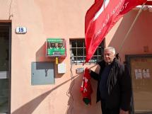 Inaugurata nuova postazione di defibrillatore a Rio. CGIL: "Rammaricati per l'assenza dell'Amministrazione comunale"