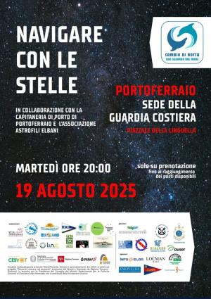 In Capitaneria con gli Astrofili Elbani per il progetto “Cambio di Rotta”