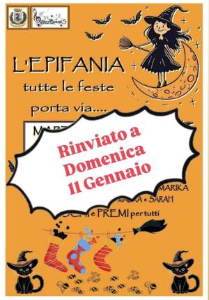 Festa della Befana a Capoliveri posticipata a domenica 11 gennaio