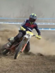 Tommaso Gasparri secondo al  campionato mondiale di Enduro Vintage