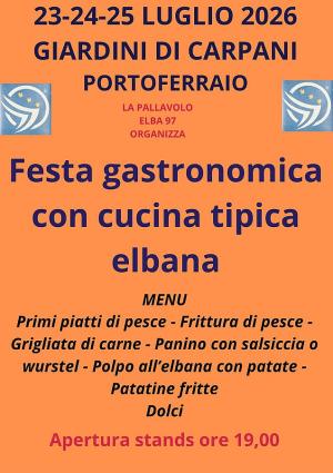 La Festa Gastronomica della Pallavolo Elba 97