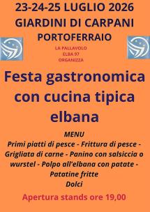 La Festa Gastronomica della Pallavolo Elba 97