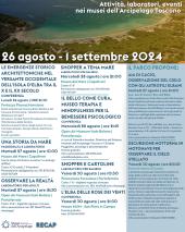 L'ultima settimana di agosto ancora in compagnia del Sistema Museale dell'Arcipelago Toscano