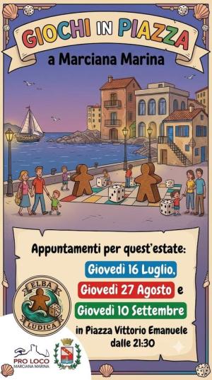 Domani torna "Giochi in Piazza" a Marciana Marina