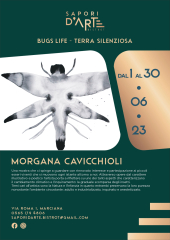 Le opere di Morgana Cavicchioli in esposizione Sapori d’Arte bistrot di Marciana