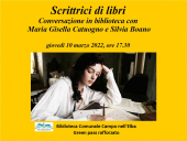 "Scrittrici di Libri"  conversazione con Gisella Catuogno e Silvia Boano