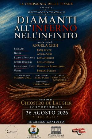 A Portoferraio i “Diamanti all’Inferno”: il teatro incontra Dante e Leopardi