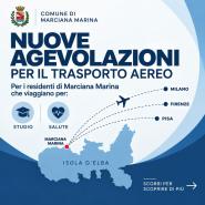 Marciana Marina approva le agevolazioni per il trasporto aereo per motivi di studio e salute