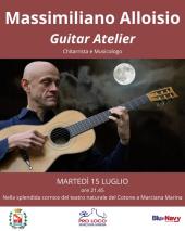 Massimiliano Alloisio in concerto nel teatro naturale del Cotone a Marciana Marina