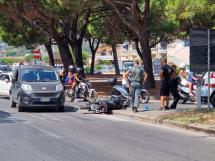 Portoferraio: scontro tra auto e moto, 62enne trasferito in ospedale