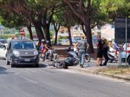 Portoferraio: scontro tra auto e moto, 62enne trasferito in ospedale