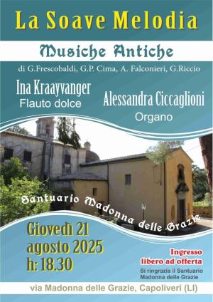 Concerto “La Soave Melodia” al Santuario della Madonna delle Grazie