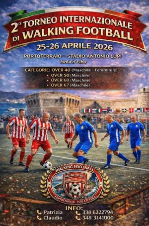 L'Audace organizza a Portoferraio il 2° Torneo di Walking Football