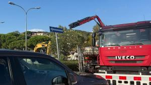 Portoferraio, lavori in largo Pianosa per prevenire gli allagamenti alla Sghinghetta