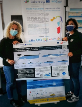 Personale di Corsica Sardinia Ferries al corso “Navigazione Commerciale e Cetacei nel Santuario Pelagos”
