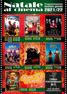 La programmazione del Cinema di Portoferraio per le festività natalizie