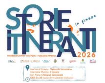 Il programma completo della rassegna "Storie Itineranti in Piazza 2026"
