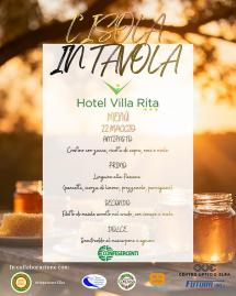 Quinto appuntamento de "L’isola in Tavola" al ristorante dell’Hotel Villa Rita a Colle d’Orano