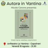 Stasera a Autorə in Vantina Nicola Carone ed il suo "Le famiglie omogenitoriali"