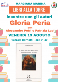 Libri alla Torre: Gloria Peria, Alessandro Petri e Patrizia Lupi presentano “Il privilegio dell’Imperatore”