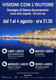 Torna all'Arena della Linguella la seconda edizione di “Visioni con l’Autore”