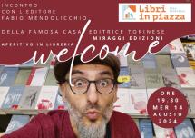 A 'Libri in piazza' incontro con l'editore Fabio Mendolicchio