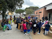I bimbi della primaria di San Rocco in visita all'Isituto Agrario del "Cerboni"