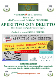 "Aperitivo con delitto" a Procchio