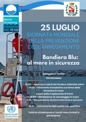 Giornata Mondiale della prevenzione dell’annegamento, l’iniziativa del Comune di Marciana Marina