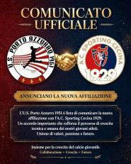 US Porto Azzurro e AC Sporting Cecina 1929: insieme per il futuro del settore giovanile