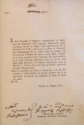 Portoferraio 1790 - 1802. Cani arrabbiati circolanti e vaganti
