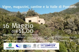 Il 16 Maggio passeggiata con Legambiente tra magazzini e antiche cantine della Valle di Pomonte