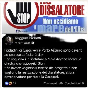 Il dissalatore e i pesci muti di Barbetti ...