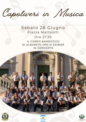 Il Corpo Bandistico di Albareto in concerto a Capoliveri